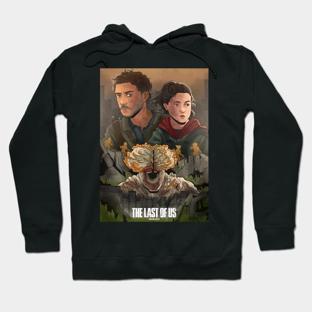 Joel and Ellie Hoodie by Bruno.Artist 